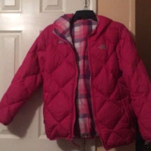 Pink Reversible North Face Jacket